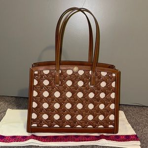 walker basket weave satchel